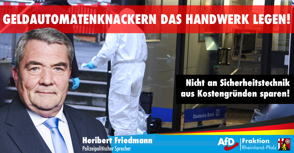 Geldautomatenknackern das Handwerk legen